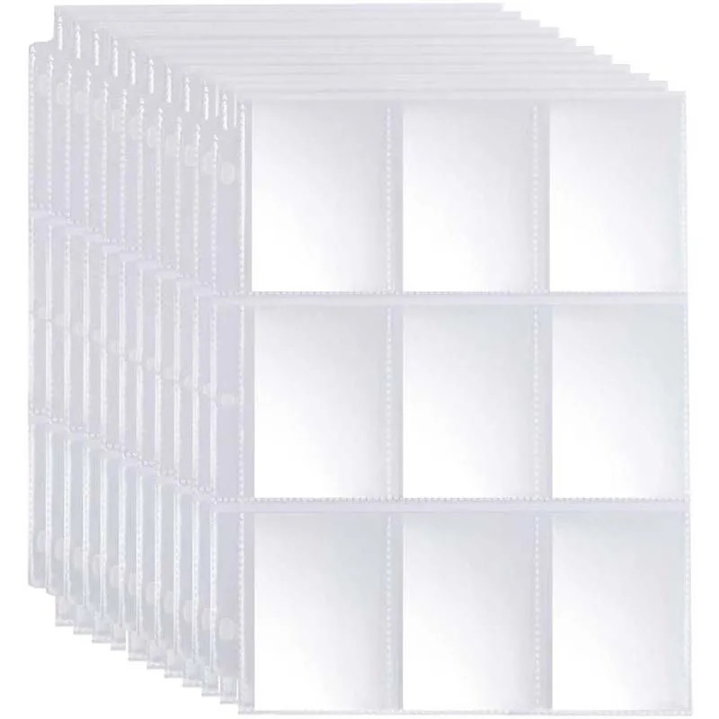 50pcs 9 포켓 트레이딩 게임 카드 슬리브 보관 지 - Card Penny Sleeve 리뷰 및 가격
