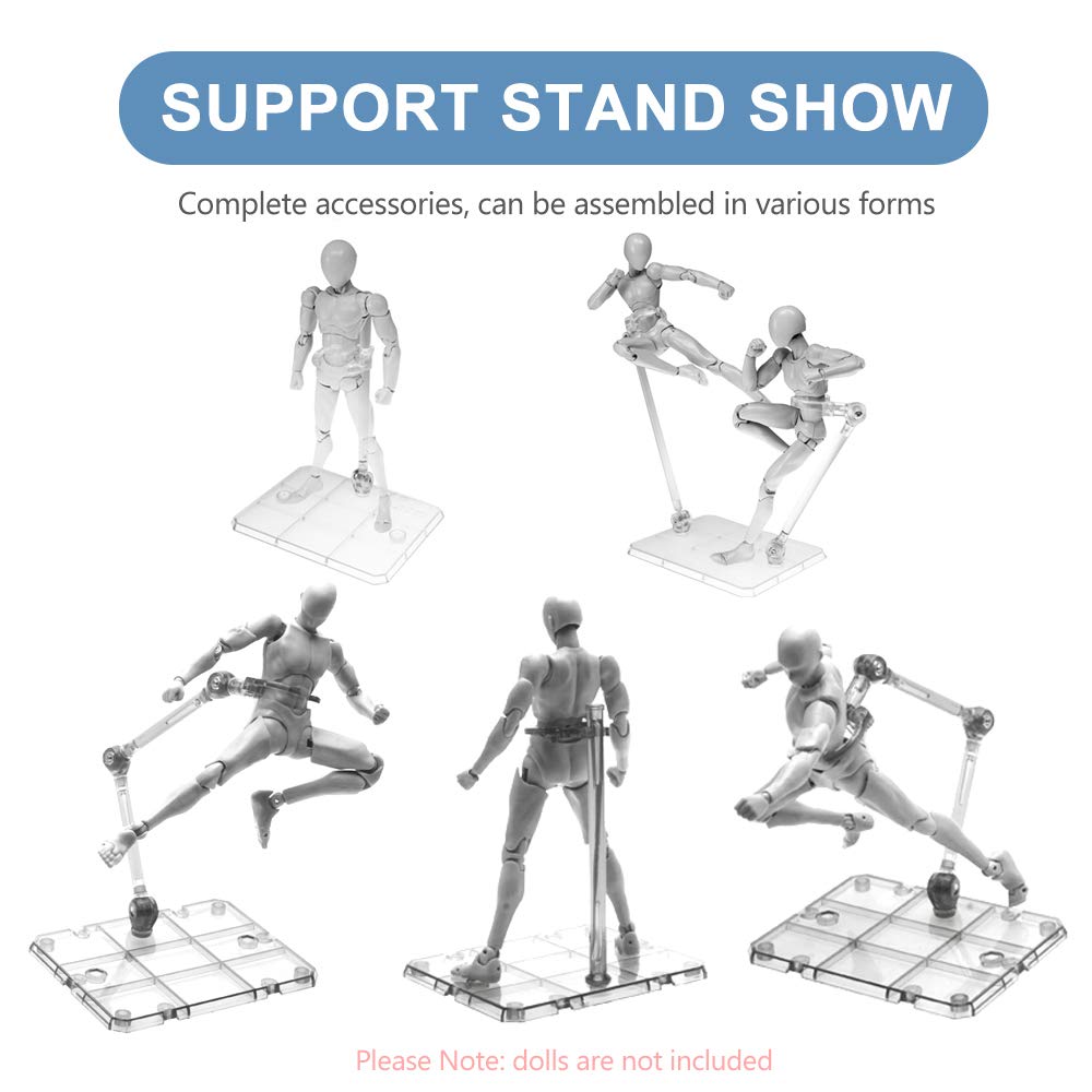 클리어 액션 피규어 스탠드, 조립 액션 피규어 디스플레 - Action Figure Stand 리뷰 및 가격